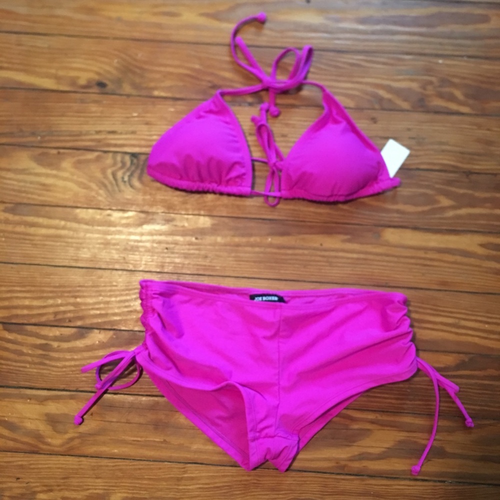 Pink bikini